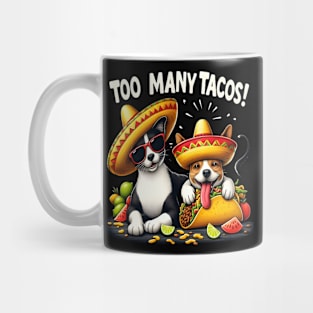 funny cat dog taco Time Cinco de mayo Mug